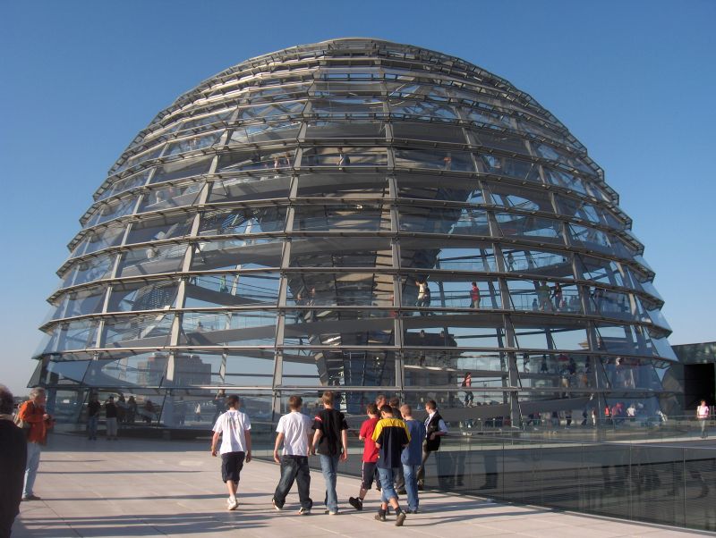 Kuppel auf Bundestag